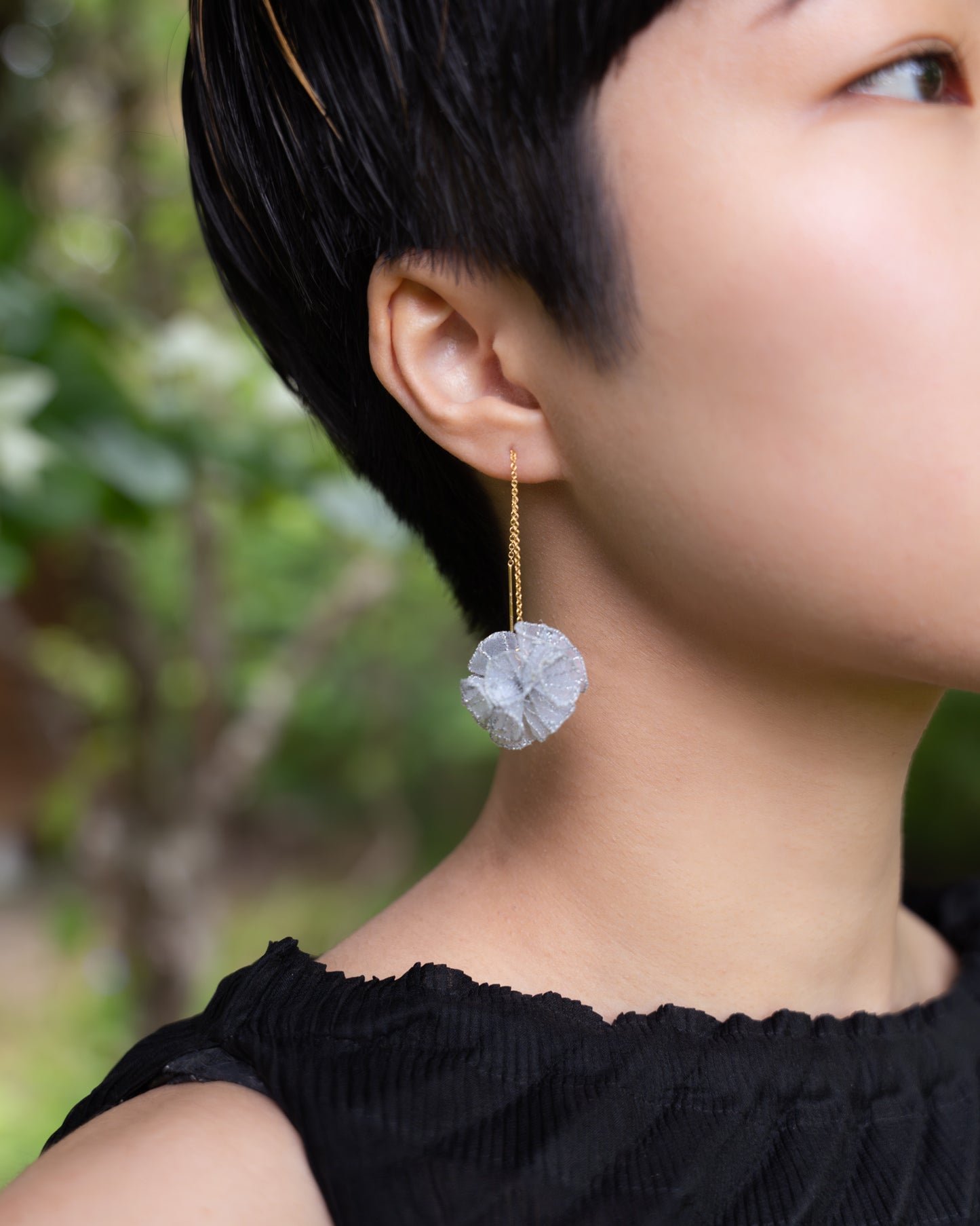 SCABIOSA pierce/earring Silver