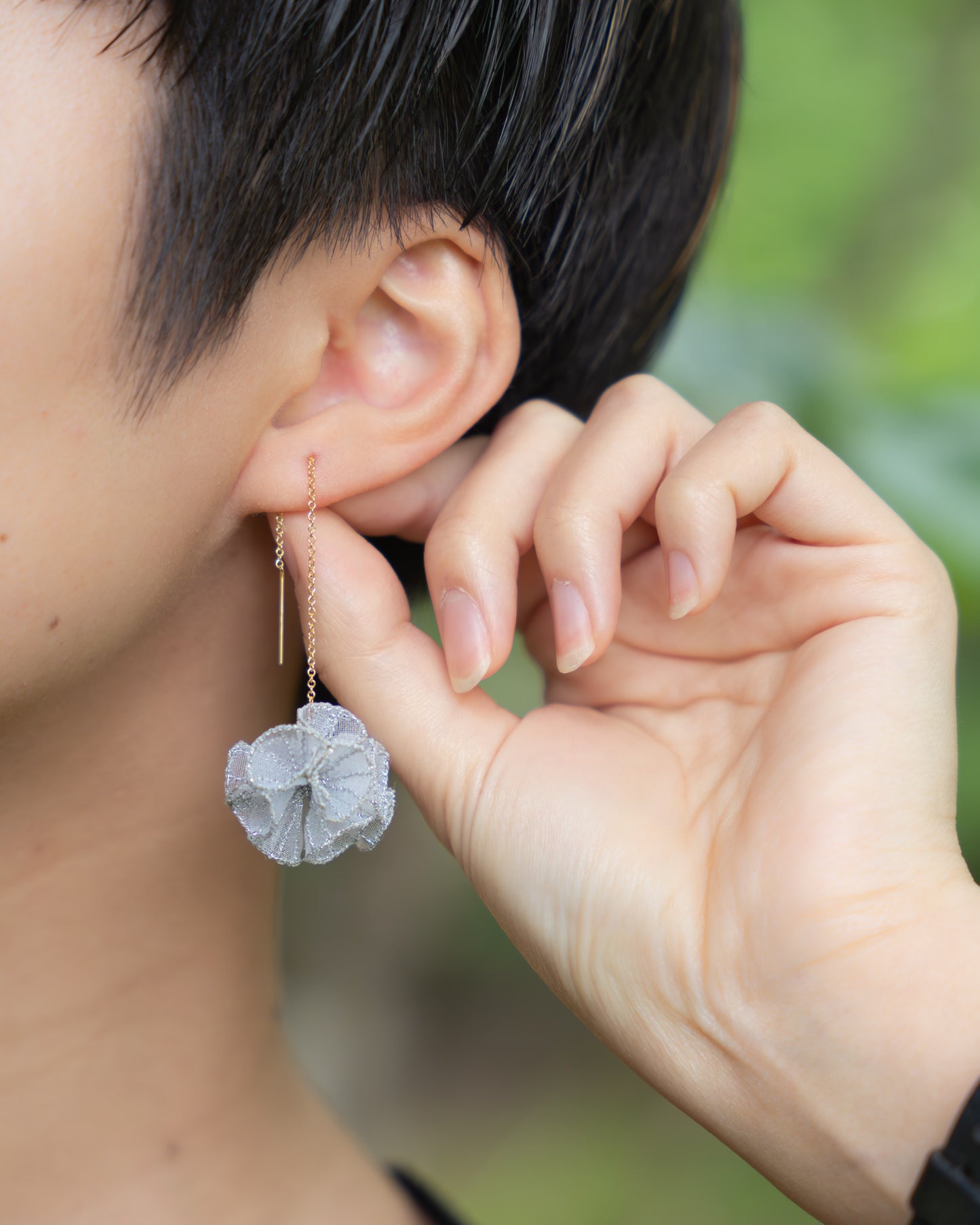 SCABIOSA pierce/earring Silver