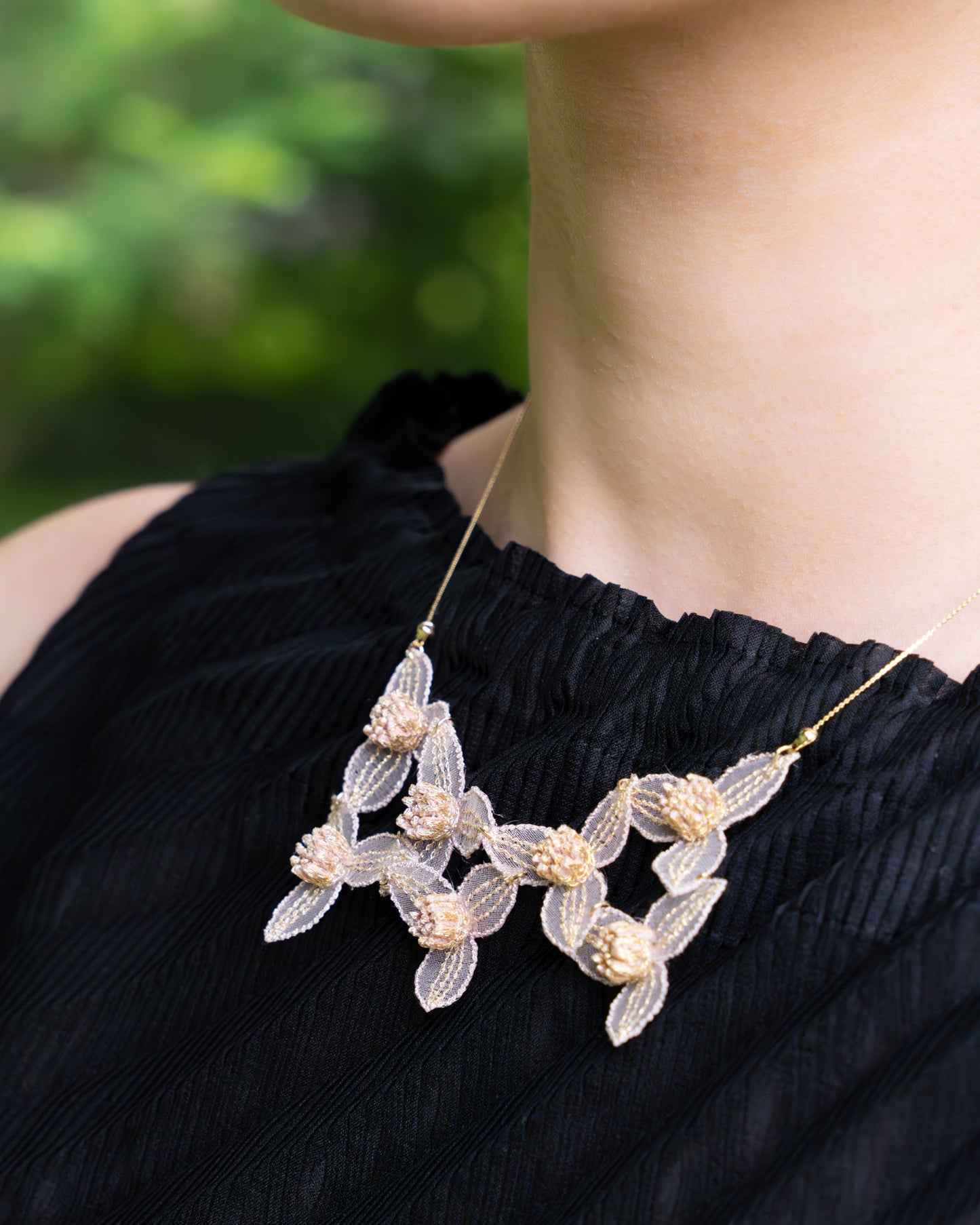 TSUYUKUSA COLLAR necklace Pink