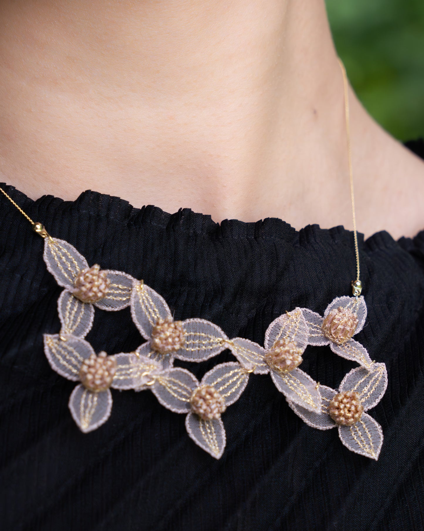 TSUYUKUSA COLLAR necklace Pink
