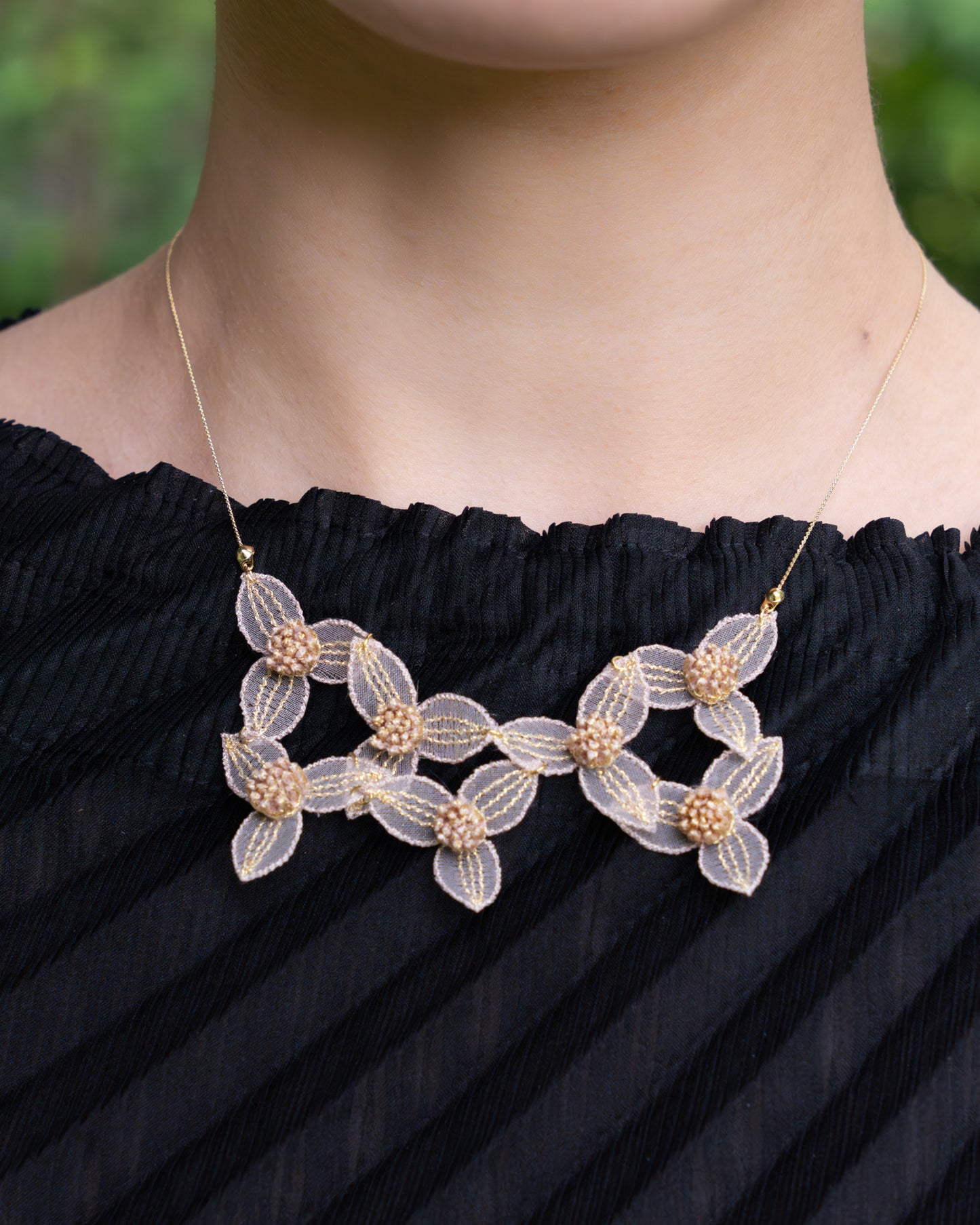 TSUYUKUSA COLLAR necklace Pink