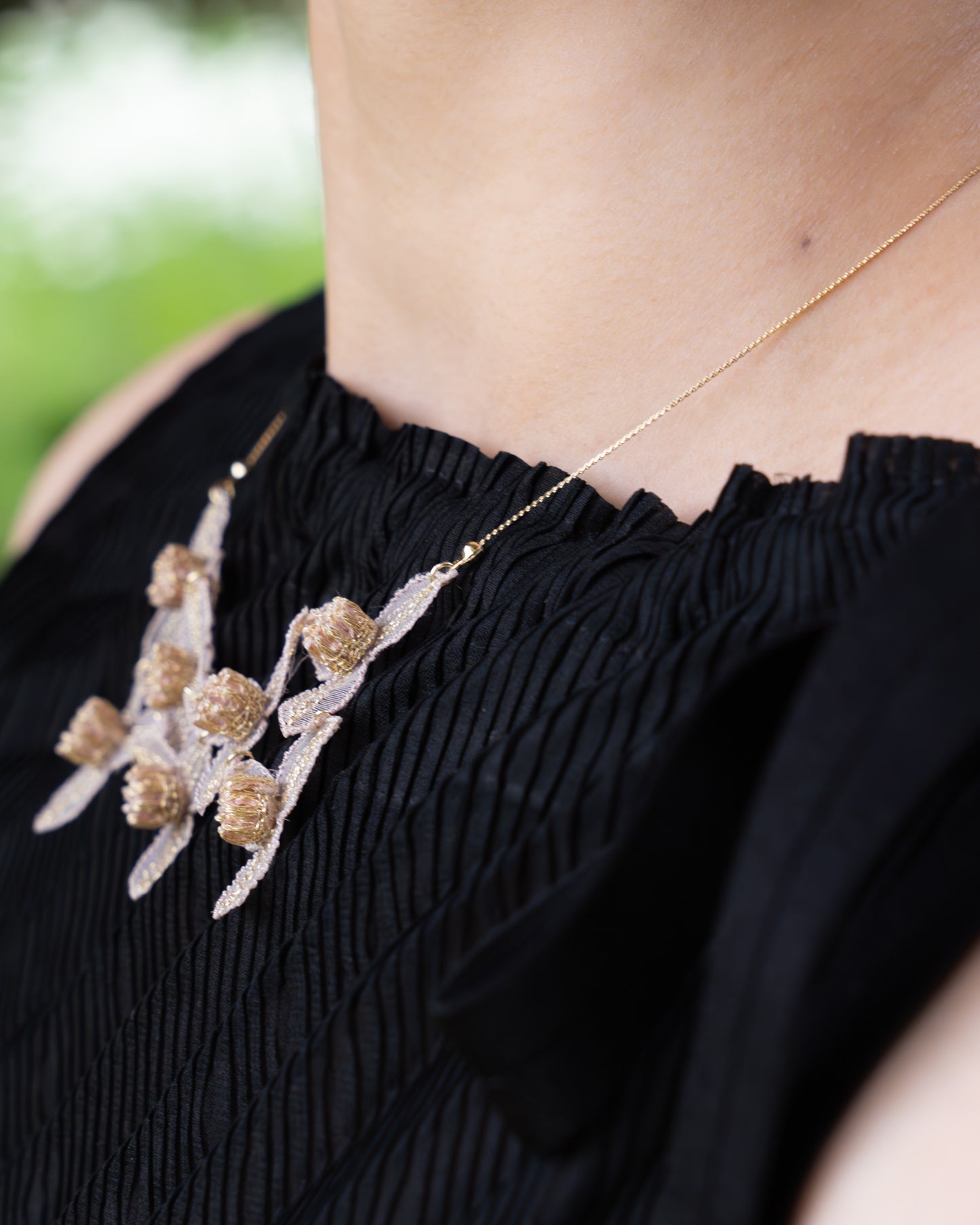 TSUYUKUSA COLLAR necklace Pink