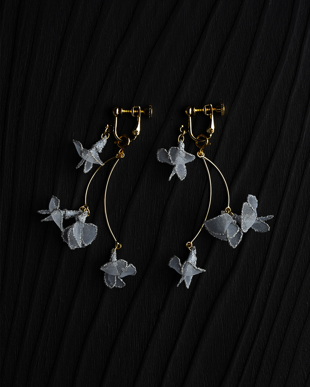TSURUFUJIBAKAMA pierce/earring Silver