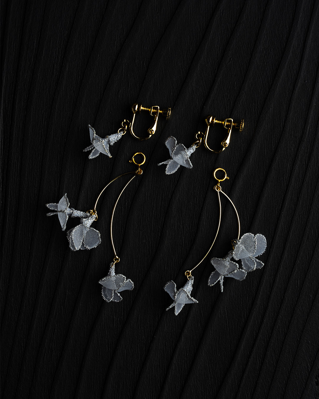 TSURUFUJIBAKAMA pierce/earring Silver