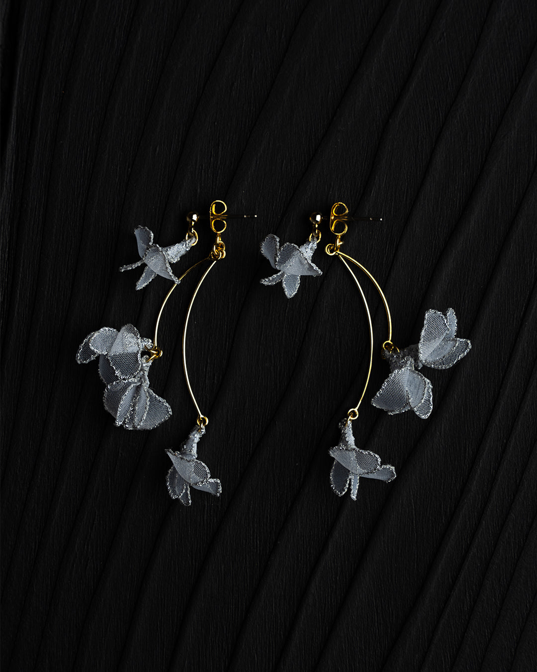 TSURUFUJIBAKAMA pierce/earring Silver