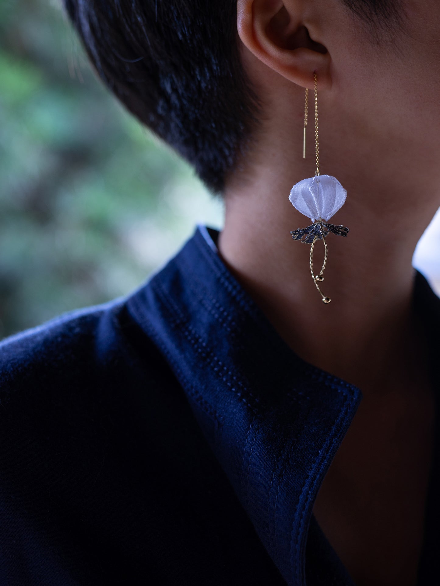 GREEN BELL pierce/earring