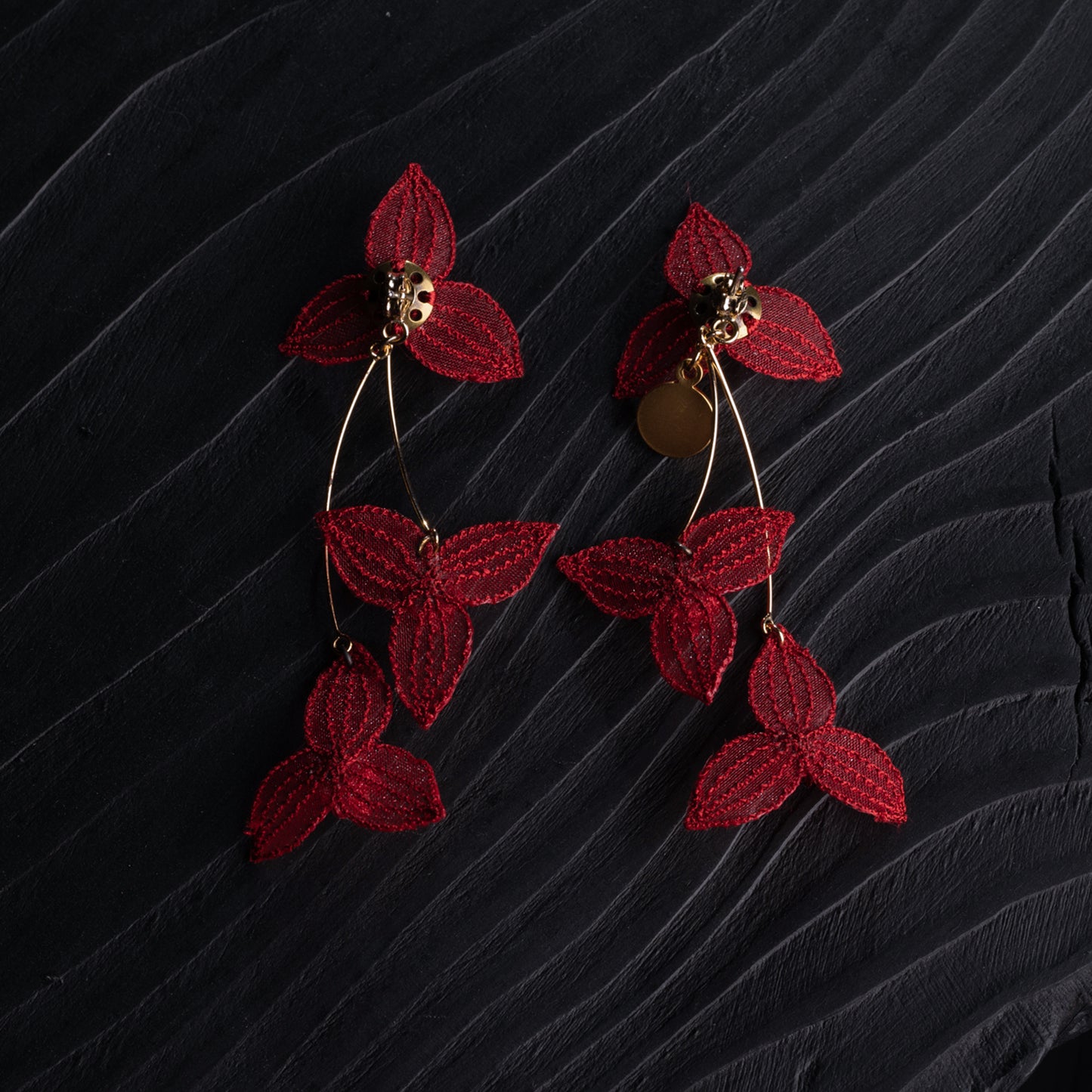 TSUYUKUSA pierce/earring Red