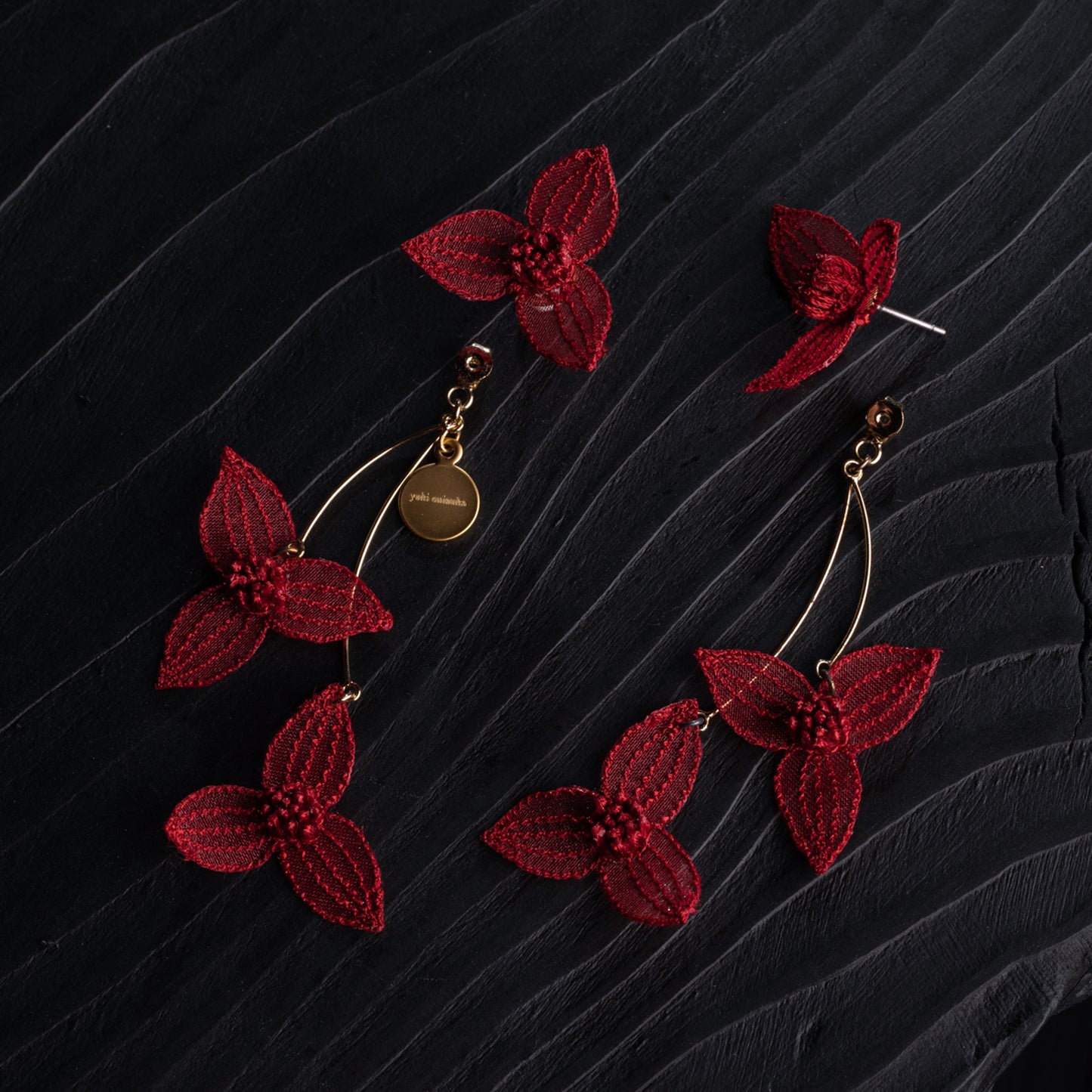 TSUYUKUSA pierce/earring Red