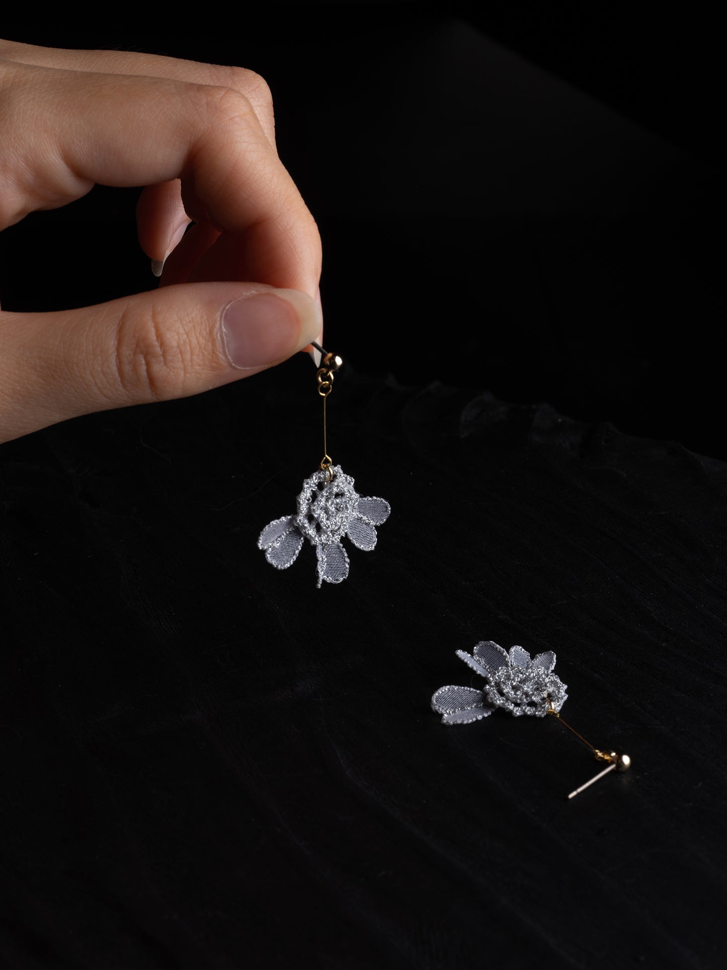 WHITE LACE pierce/earring
