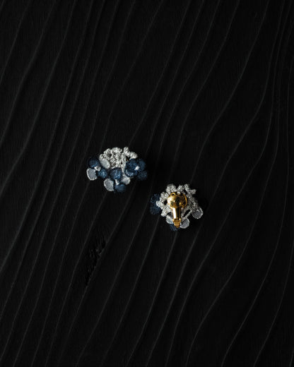 YAMAAJISAI pierce/earring Navy