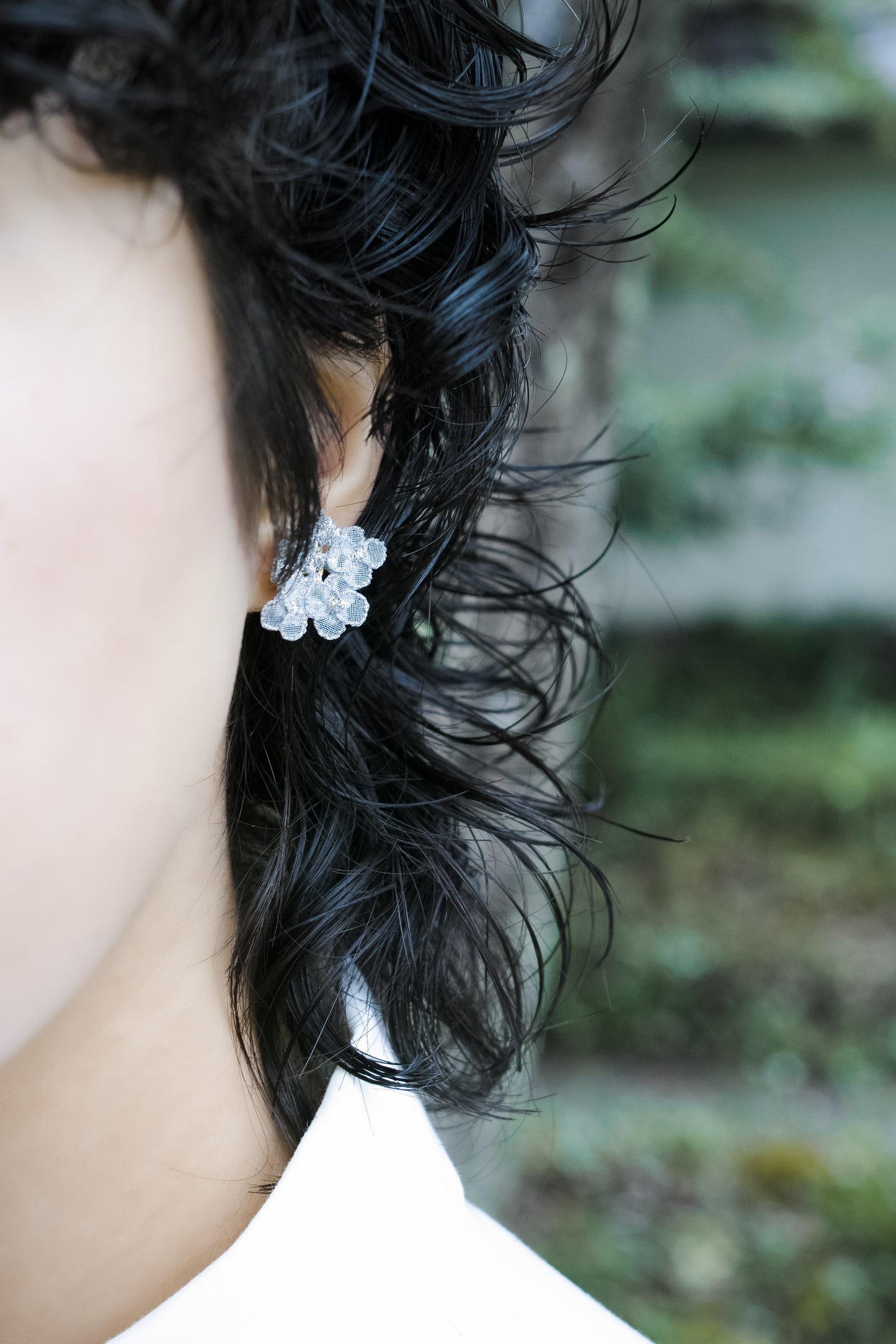 YAMAAJISAI pierce/earring Silver
