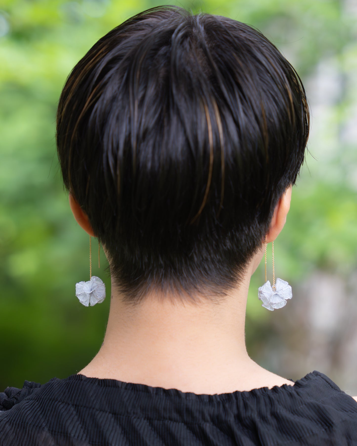 SCABIOSA MINI pierce/earring Silver
