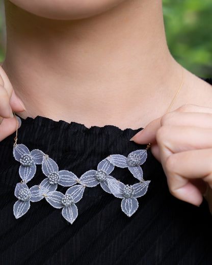 TSUYUKUSA COLLAR necklace Silver