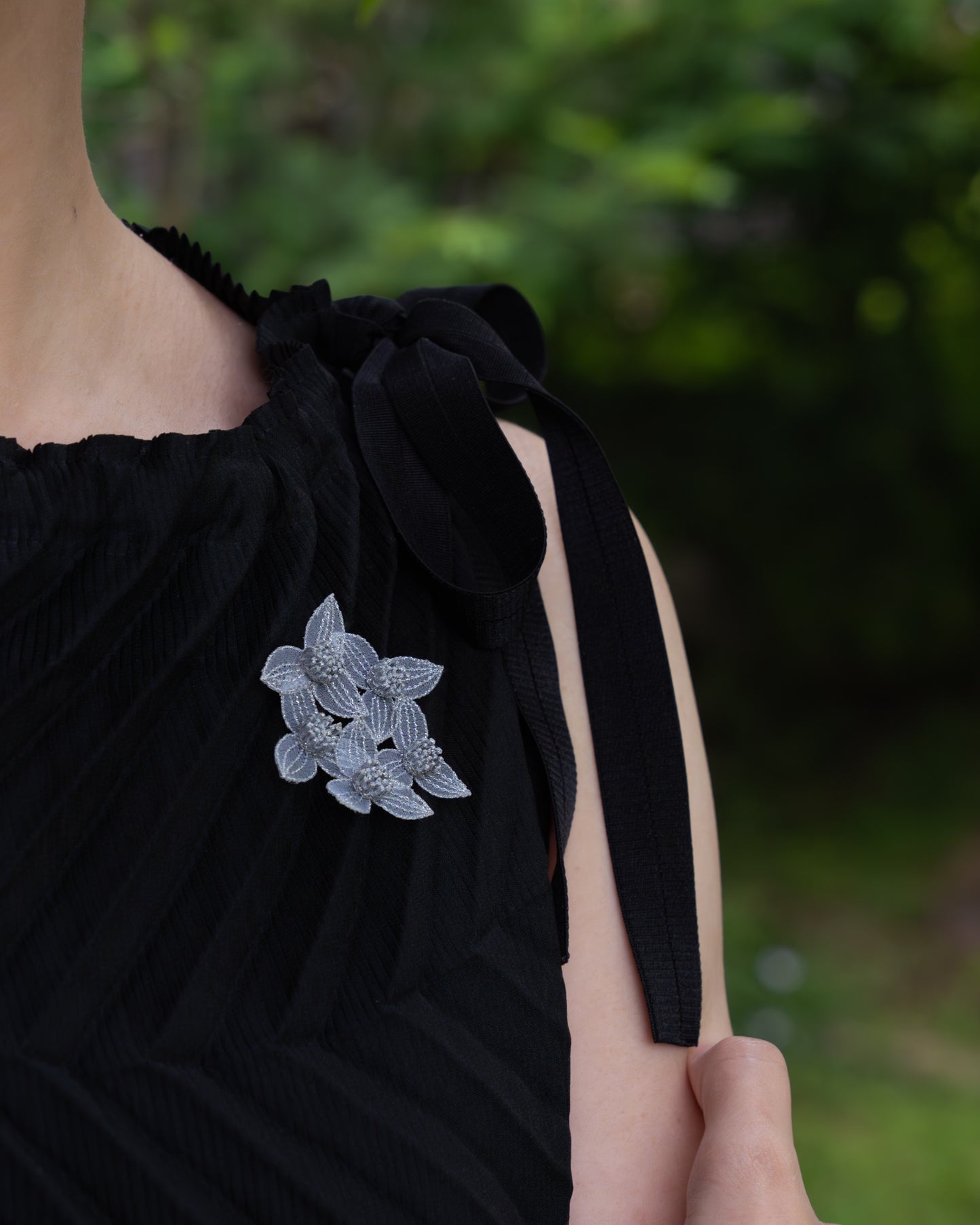 TSUYUKUSA BOUQUET brooch Silver