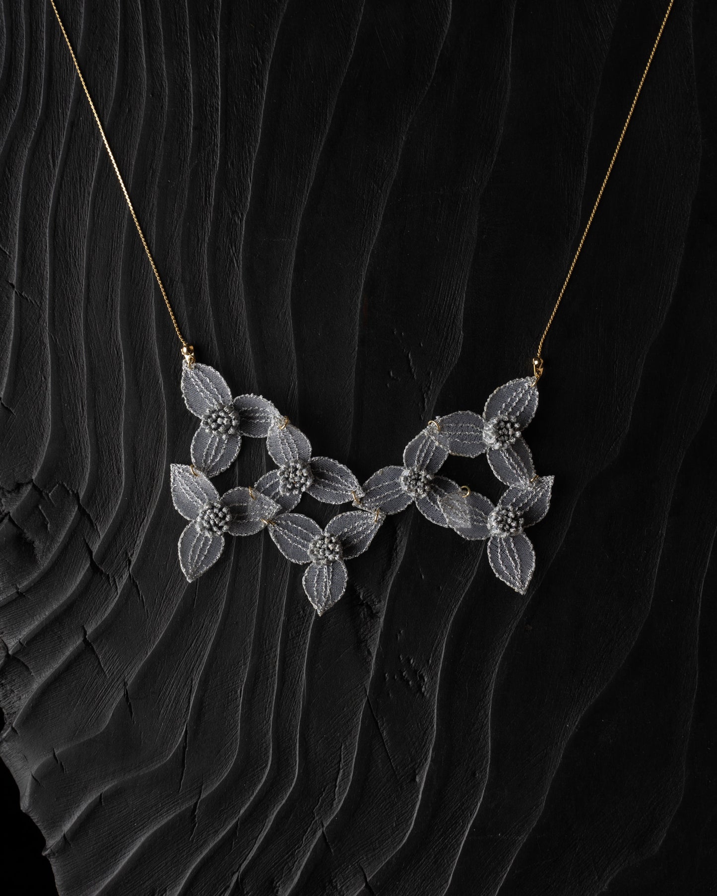 TSUYUKUSA COLLAR necklace Silver
