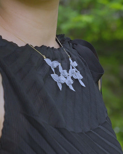TSUYUKUSA COLLAR necklace Silver