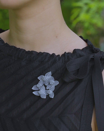 TSUYUKUSA BOUQUET brooch Silver