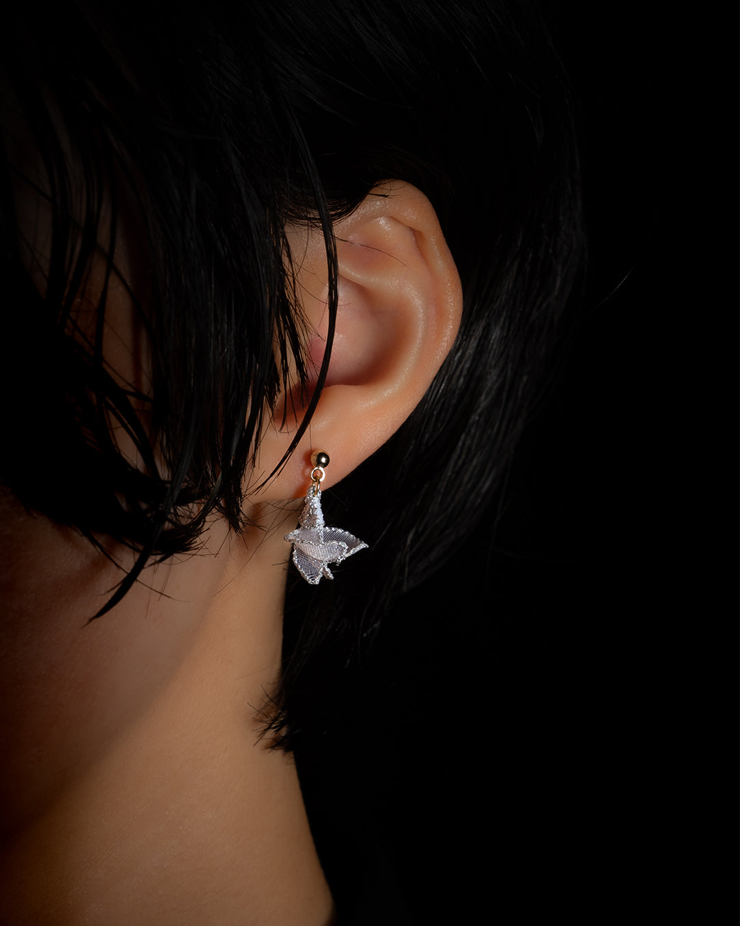 TSURUFUJIBAKAMA pierce/earring Silver