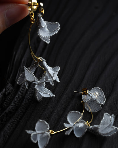 TSURUFUJIBAKAMA pierce/earring Silver