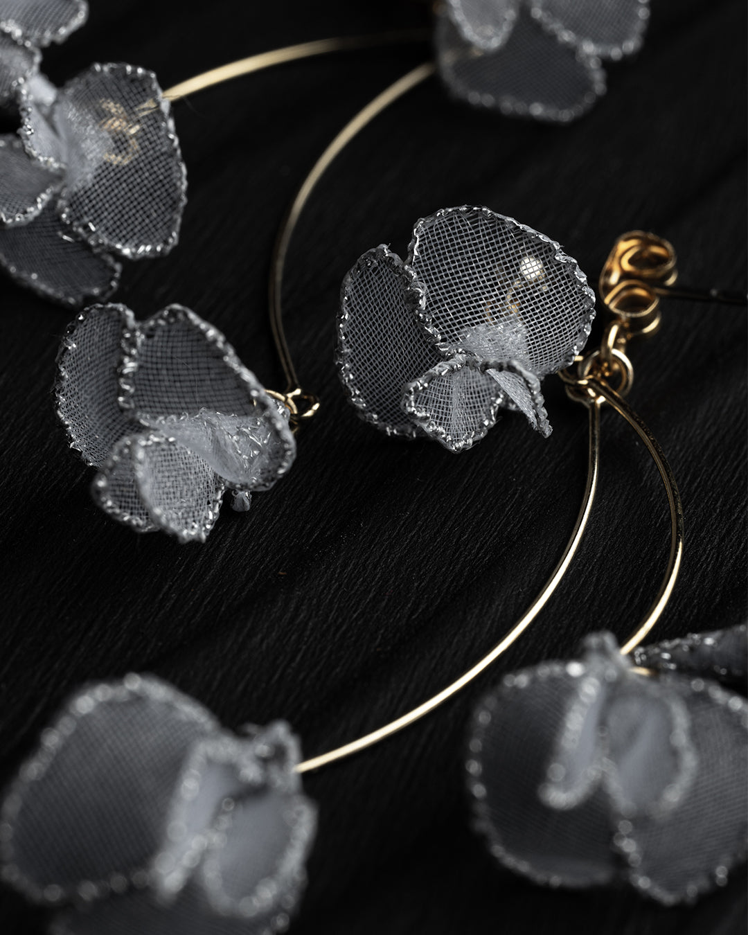 TSURUFUJIBAKAMA pierce/earring Silver