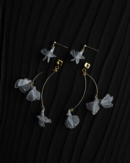 TSURUFUJIBAKAMA pierce/earring Silver
