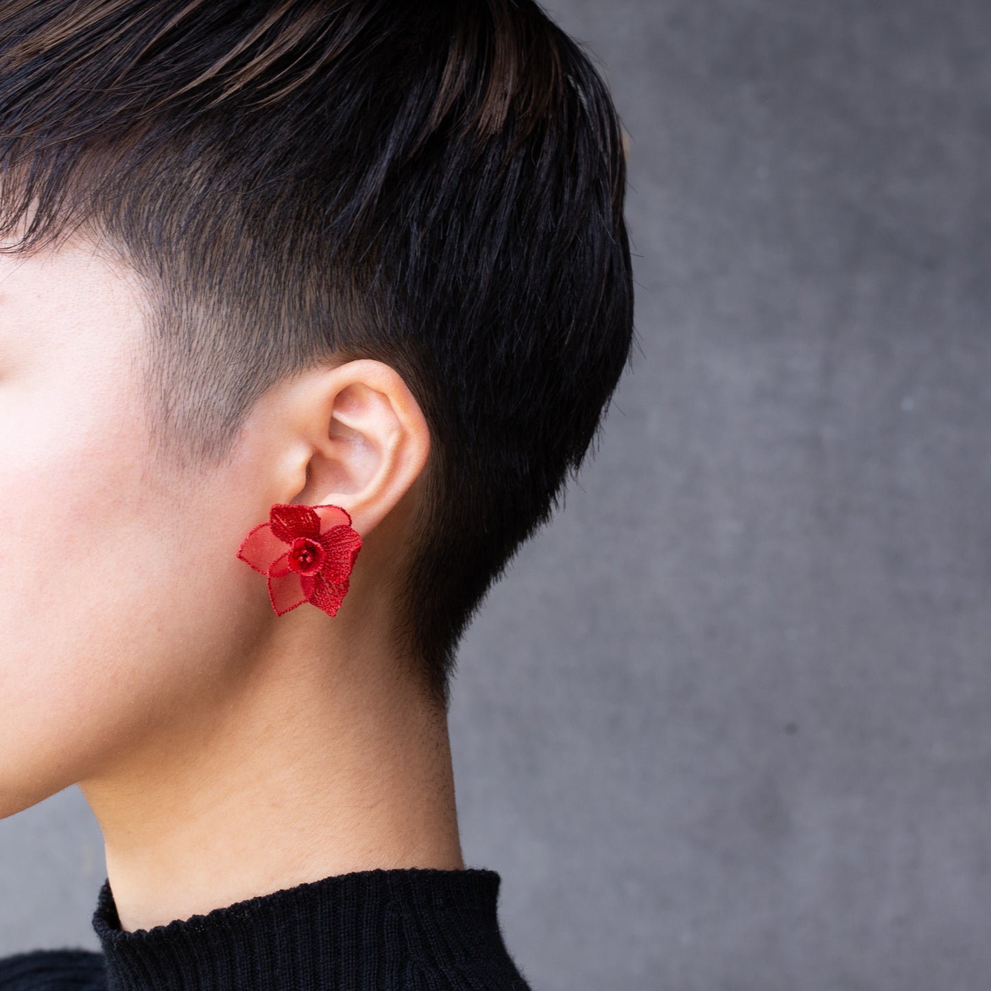 SUISEN pierce/earring Red
