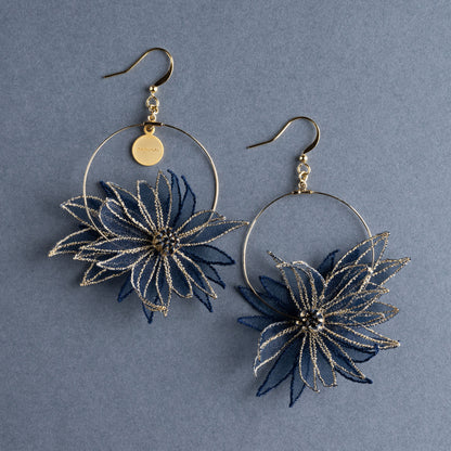 DANDELION pierce/earring Navy