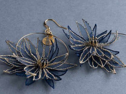 DANDELION pierce/earring Navy