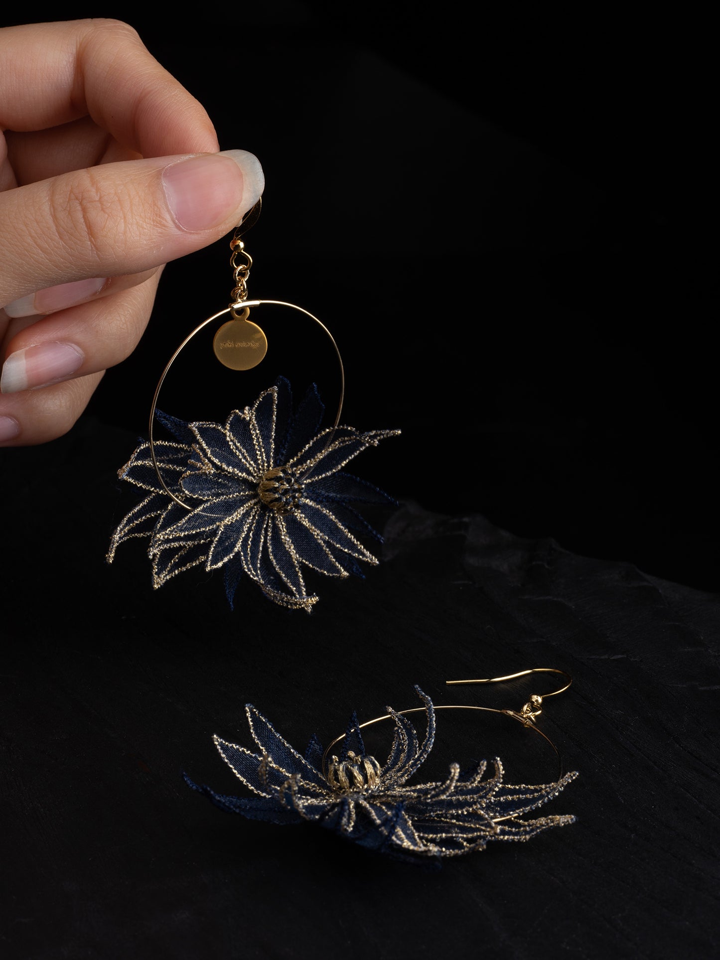 DANDELION pierce/earring Navy