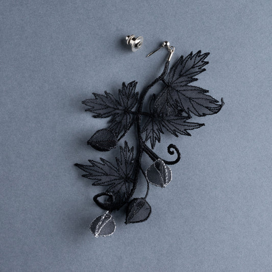 FU-SEN KAZURA brooch Black