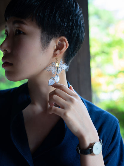 FU-SEN KAZURA pierce/earring Silver