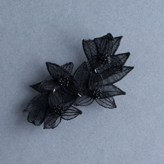 TSUYUKUSA brooch Black