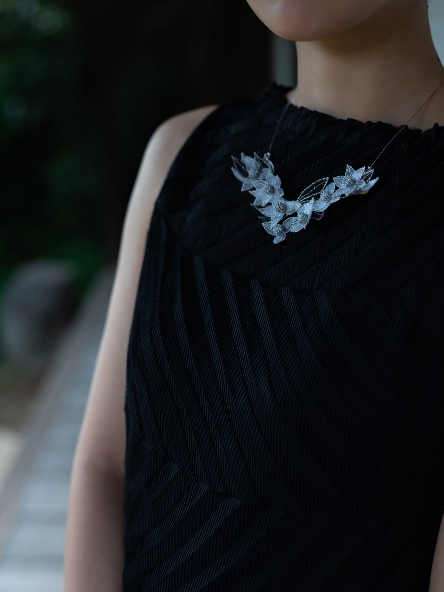 TSUYUKUSA necklace Silver