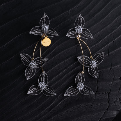 TSUYUKUSA pierce/earring Black