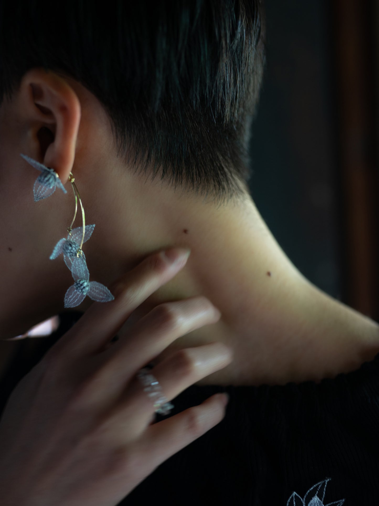 TSUYUKUSA pierce/earring Silver