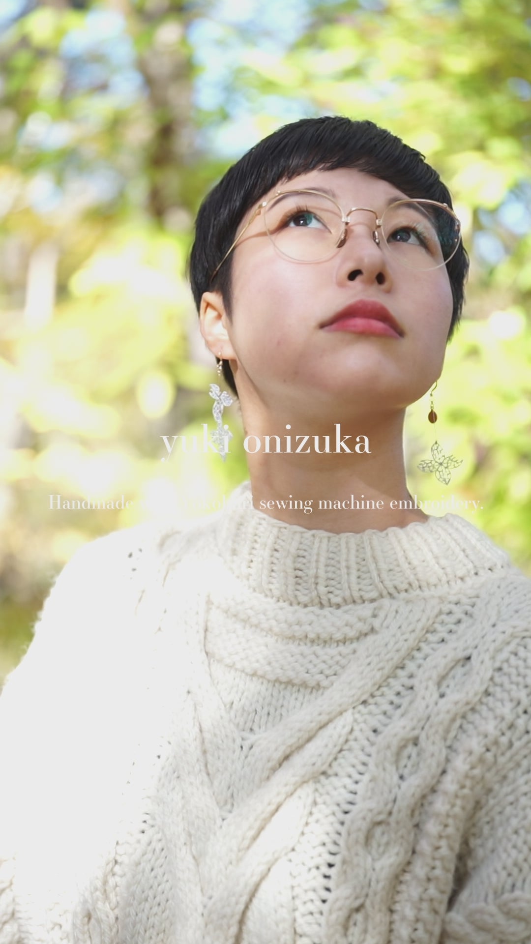 SKELETON HYDRANGEA pierce/earring – yuki onizuka