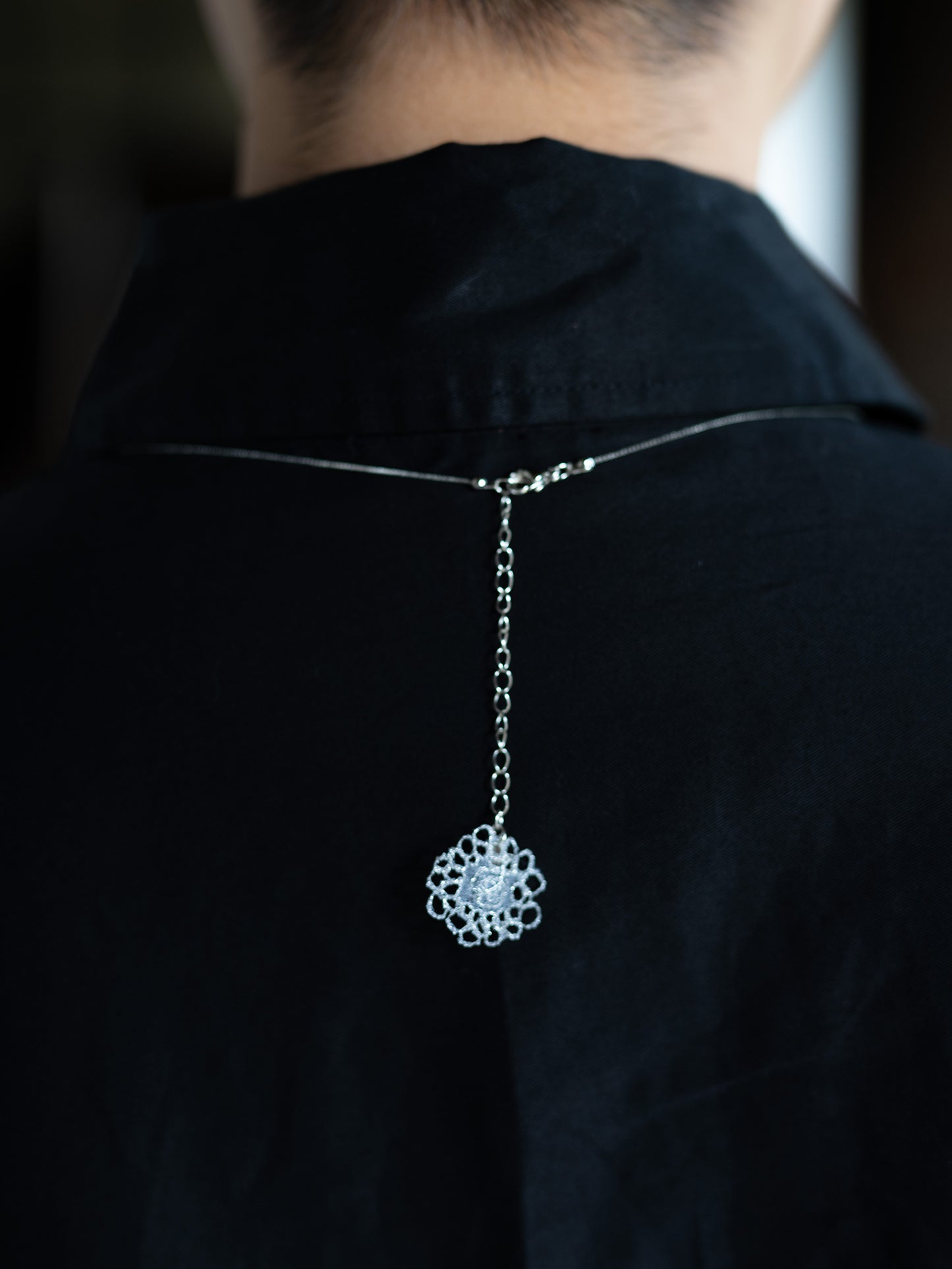 維管束 Lace necklace Silver